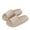 Khaki, variant on Pillow Slippers for Women and Men Rubber Cloud Slides House Slides Shower Sandals 2024 Comfortable Indoor Shoes Gray 44