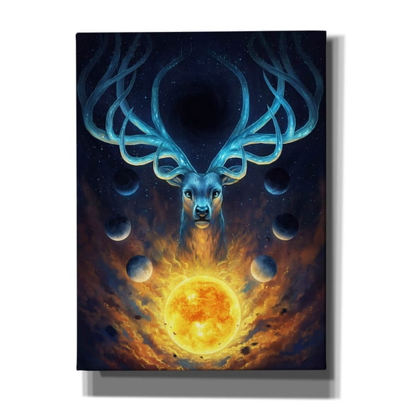 Epic Graffiti 'Celestial' by JoJoesArt, Canvas Wall Art, 40"x54"