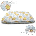 thumbnail image 3 of Sun Pet Bed, Continuous Weather Conditions Sunny Clouds Rain, Chew Resistant Pad for Dogs and Cats Cushion with Removable Cover, 24" x 39", White Multicolor, by Ambesonne, 3 of 4