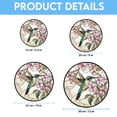 thumbnail image 6 of Petal Dance Hummingbird Stained Glass Sun Catcher, Wall Hanging Colored Decor Room Indoor Window Decor, Halloween, Christmas Hanging Ornament Mother Day, Stained Glass Ornament, 6 of 6