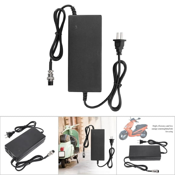 Scooter Charger Electric Scooter Charger, Plastic Material Easy To Carry Lightweight for Electric Scooter Scooter Charger Scooter Bicycle Bicycle