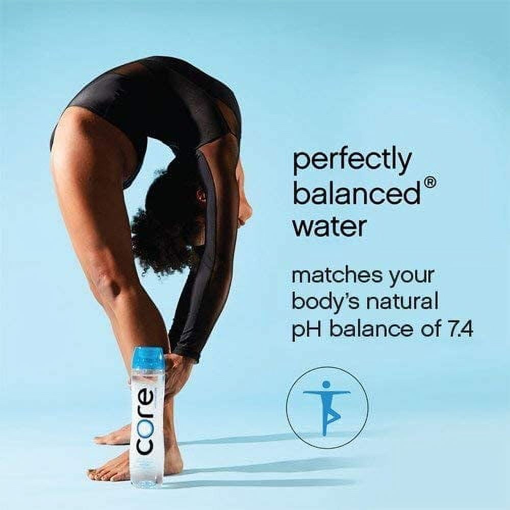 Core Hydration, 30.4 Fl Oz (Pack of 12), Nutrient Enhanced Water, Perfect 7.4 Natural pH, Ultra-Purified With Electrolytes and Minerals, Cup Cap For Sharing (Limited Edition)