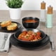 thumbnail image 3 of Juego de vajilla Gibson Home Queenslane, 16 piezas, negro mate, 3 of 7