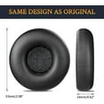 thumbnail image 6 of SOULWIT Earpads Replacement for AKG Pro Audio K402/K403/K420/K430/K450/K451/K452/Q460/K480 Headphones, Ear Pads Cushions for K24P/K26P/K412P/K414P/K416P, with High-Density Noise Isolation Foam-Black, 6 of 6