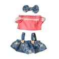 thumbnail image 2 of Mornei 20cm Doll Clothes Dress up Doll Accessories Doll Clothing Cute Doll Clothes Suit With hairpin, 2 of 9