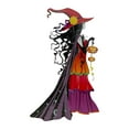 thumbnail image 2 of Letrero de de metal de Halloween Letrero de patio de tema de Halloween Letreros de patio de decoración decorativa para el hogar con estacas para 39cmx20cm, 2 of 8