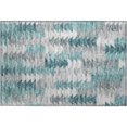 thumbnail image 2 of Addison Rugs Mayfield Washable Transitional Modern Teal Rectangle Rug, 1'8" x 2'6", 2 of 5