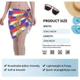 thumbnail image 5 of Women Russian Flag Sarong Coverups Chiffon Short Swimsuit Wrap Skirt Beach Bikini Tie Cover Up Wraps, 5 of 7