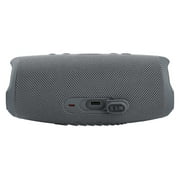 JBL Charge 5 Gray Bluetooth Speaker & divvi Hardshell Case Kit