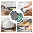 thumbnail image 7 of Naloa Lobsters Of Turquoise Waves Silicone Pot Holders, Oven Mitts Heat Resistant Hot Pads, Non Slip Pot Holder for Kitchen Baking and Cooking 9.4 x 7.5 Inches, 7 of 7