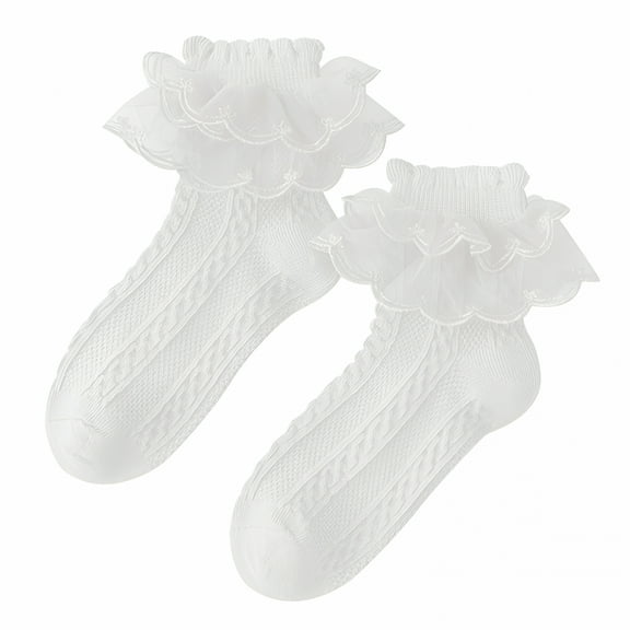 TELOLY Socks for Kids 4-6 Girls Cotton Lace Stockings Children During the Spring and Autumn Thin Girls Dancing Socks Socks for Boys 10-12 Years Boys Socks 6-8 Years Old