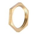 thumbnail image 5 of Unique Bargains G3/4 Lock Nut, Hex Brass Female Locknut for Plumbing 2 Pack, 5 of 5
