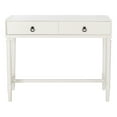 thumbnail image 2 of SAFAVIEH Aliyah Solid 2 Drawer Console Table, White, 2 of 7