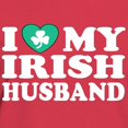 thumbnail image 3 of CafePress - I Love My Irish Husband Women's Dark T Shirt - Women's Traditional Fit Dark T-Shirt, 3 of 4