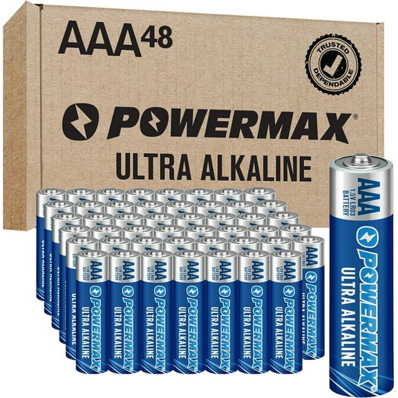 Powermax 48-Count Triple AAA Batteries