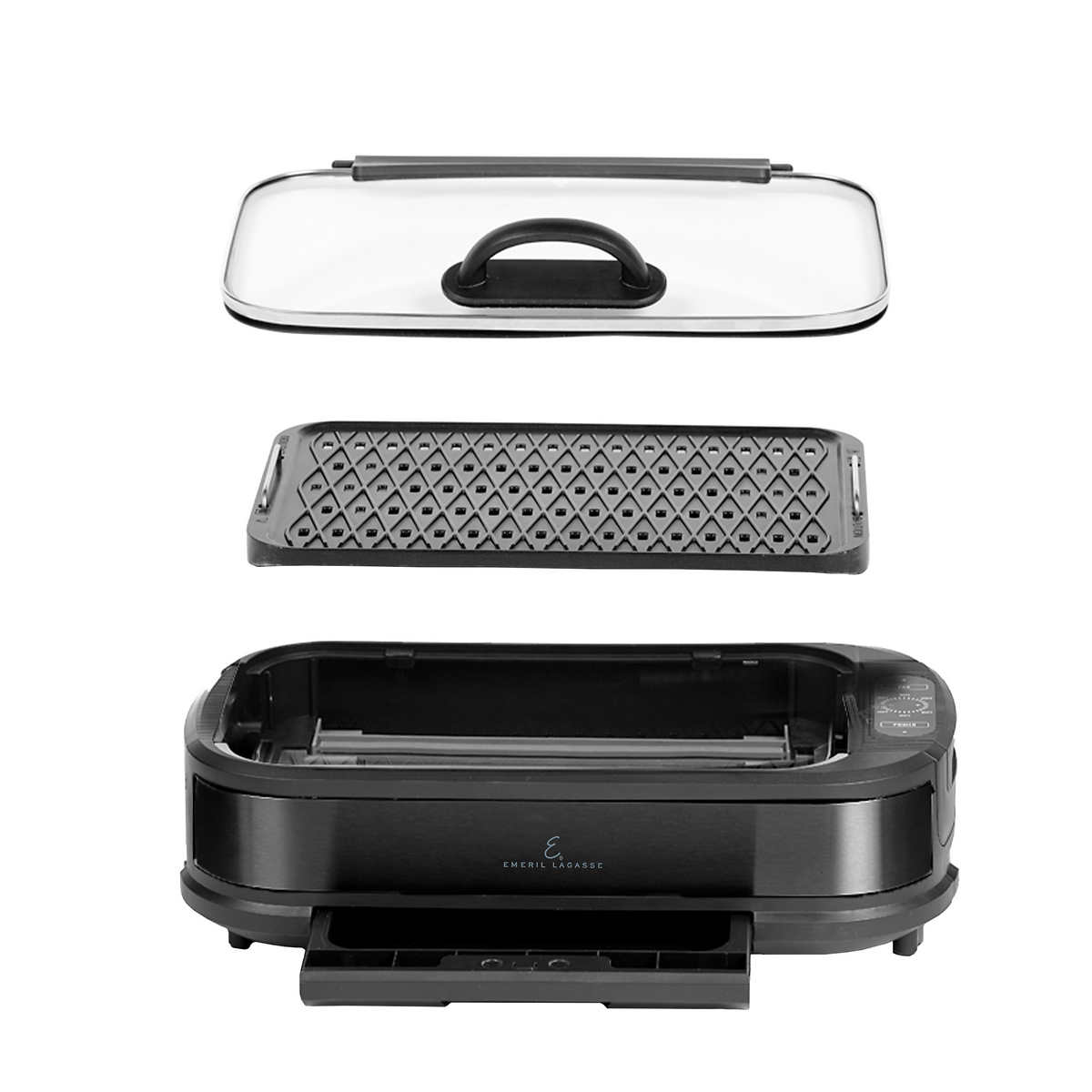 emeril lagasse smokeless electric indoor grill and griddle