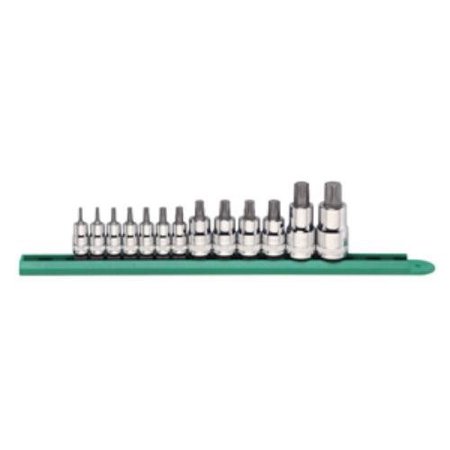 

GearWrench 80898 13 Pc. 1/4 in. 3/8 in. and 1/2 in. Drive Torx Stubby Socket Set