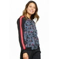 thumbnail image 6 of Cherokee Infinity Women Warm Up Medical Scrubs Jacket Zip Front CK309, L, Marked Hearts, 6 of 7