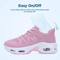 thumbnail image 4 of JOYFON Women Running Shoes Tennis Athletic Sneakers Cushioned Non Slip Lightweight Walking Shoes Pink Size 5.5, 4 of 6