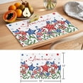 thumbnail image 6 of Independence Day Placemats Set of 4 4th of July Red Blue Stars Patriotic Place Mats Indoor Wipeable Table Mats Washable Cloth Dining Table Placemats for Kitchen Holiday Party Home Decor 13x19 Inch, 6 of 9