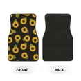 thumbnail image 2 of Fotbe Sunflowers Juego de 4 Tapetes para Auto con Estampado – Alfombrillas de Goma Reforzada, Diseño Antideslizante, Protección para Todo el Año – Vehículos, Autos, Camionetas y SUVs, 2 of 7