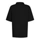 thumbnail image 4 of Fiudx Tops para Mujer Moda Mujer Casual Cómodo Sólido Manga Corta Cuello Vuelto Botón Blusa Camiseta Top, 4 of 4