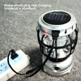 thumbnail image 5 of WIZUTIZ Lumières Solaires Rétro de Camping Rechargeables pour Tente de Camping Extérieure Lumières de Camping Charge de Cellulaire d'Urgence Éclairage Portable Ambiance Indispensables pour la Maison Séchage Facile Argent jusqu'à 30 % de Réduction, 5 of 5