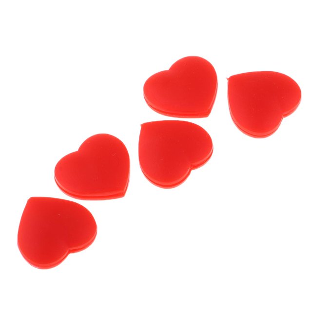 bedienty Amortisseurs de Raquettes de Tennis Mignons Raclette Silencieuses Absorbeur Choc Rouge