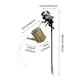 thumbnail image 3 of Wrought Iron Solar Powered Kettle Shower Projection Lamp | Outdoor Garden Decorative Light | 80cm Bracket | 36 LED String Lights | Waterproof | Energy Efficient | Warm White, 3 of 9