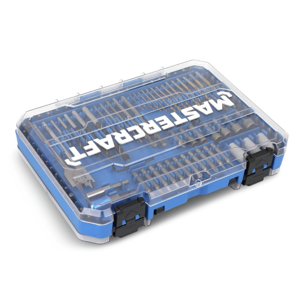 350-Piece Titanium Drill Drive and Fastening Bit Set for Wood/Metal/Plastic/Masonry