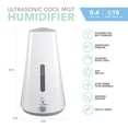 thumbnail image 4 of PerfectAire PAU16 Humidificateur de Table Brume Fraîche 0,4 Gallon, Energy Star, Sortie Réglable à 360 Degrés, 4 of 5