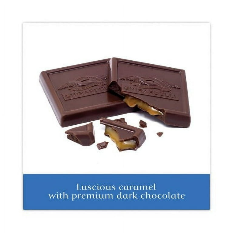 Ghirardelli Dark and Sea Salt Caramel Chocolate Squares Ghirardelli Dark and Sea Salt Caramel Chocolate Squares