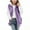 Purple, variant on Boys Jacket Zipper Lightweight Long Sleeve Thick Warm Outerwear Hooded Girls Winter Coat Size 9-10 Years