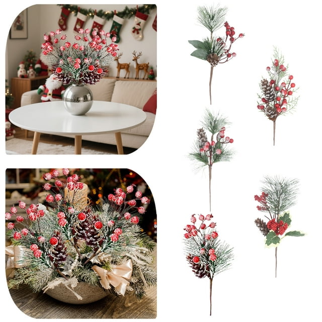 mtvxesu 1Pc Plastic Christmas Tree Cuttings for Holiday Decorations