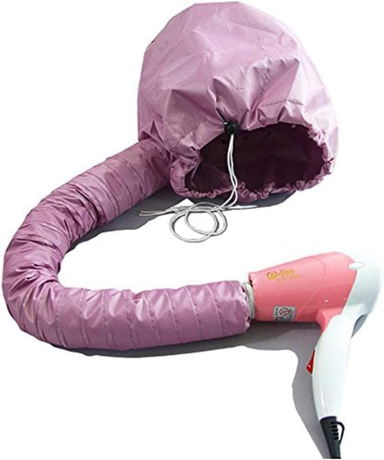 PinesC Foldable Hair Dryer Cap, Portable Soft Hair Drying Salon Cap with Heat for Hair Treatment, Beauty Steamer, and Haircare