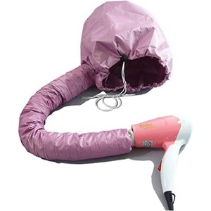 PinesC Capuchon de sèche-cheveux pliable, bouchon portable de salon de séchage souple avec chaleur pour le traitement des cheveux, de la beauté Steamer et du soin des cheveux