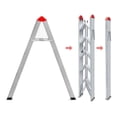 thumbnail image 3 of Escalera Plegable Pórtatil Aluminio Para 150 Kg 4 Escalones Peldaños 217104, 3 of 4