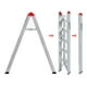 thumbnail image 3 of Escalera Plegable Pórtatil Aluminio Para 150 Kg 4 Escalones Peldaños 217104, 3 of 4