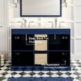 thumbnail image 2 of Eviva Epic Transitional Blue Bathroom Vanity, 2 of 7