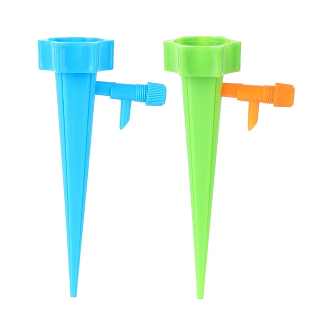 Dispositivo de riego automático para jardinería, sistema de riego por goteo con caudal ajustable, 2 uds.