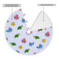 thumbnail image 2 of Rocae Sea Turtle Whale for Christmas Tree Skirt with Pom Pom Trim for Holiday Party for Holiday Home Decor Indoor Outdoor-36", 2 of 7