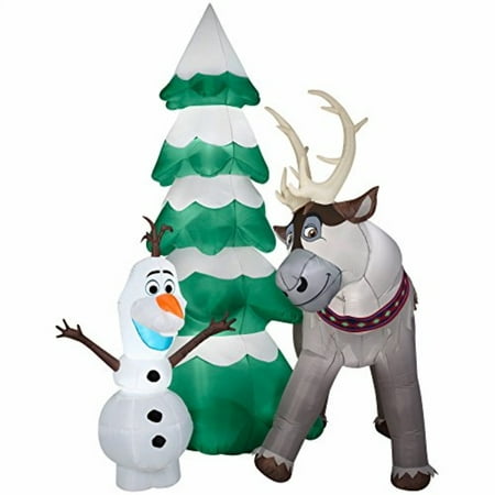 gemmy airblown inflatile olaf and sven the reindeer standing next to a christmas tree scene - Walmart Christmas Yard Decorations gemmy airblown inflatile olaf and sven the reindeer standing next to a christmas tree scene - Walmart Christmas Yard Decorations