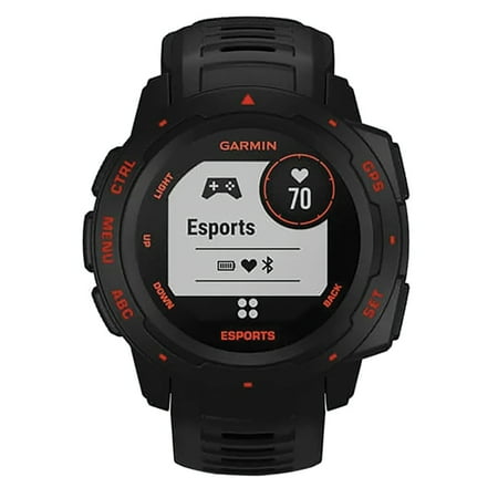 Garmin - Instinct Esports GPS Smartwatch 22mm Fiber Reinforced Polymer - Black