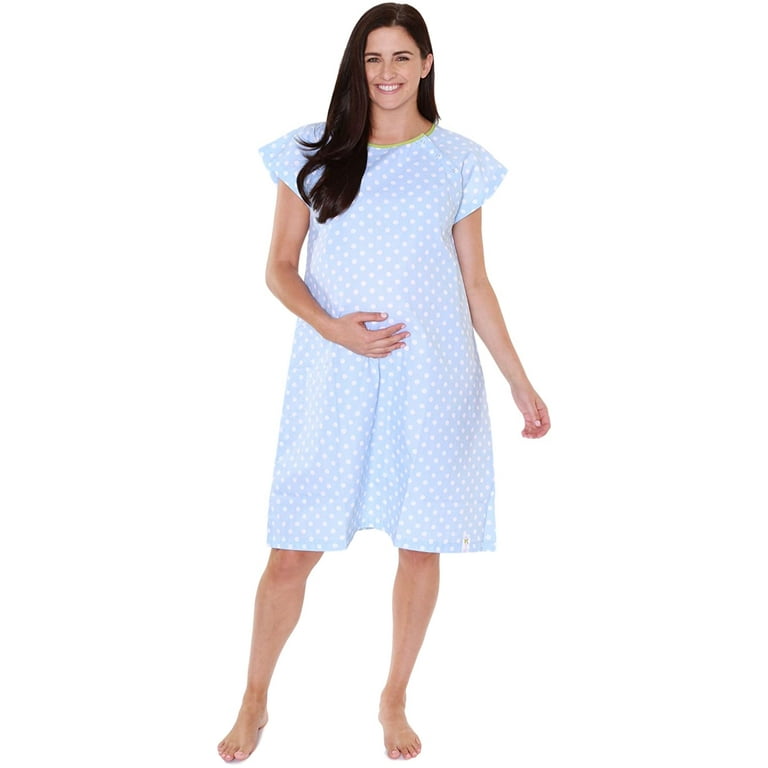 Maternity Labor Nursing Delivery Hospital Gown / by Baby Be Mine / Hospital  Bag Must Have / Post C-section Friendly / Morgan 