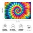 thumbnail image 3 of Colorful Rainbow Tie Dye Spiral Pattern Bathroom Rugs Mat,Non Slip Microfiber Bathroom Rug,Rubber Backing,Soft Bathroom Mats for Bathroom Floor,Tub and Shower,20x32in(50x80cm), 3 of 5