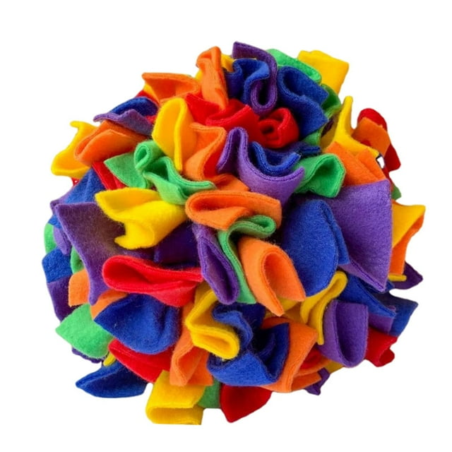 Durable Snuffle Ball for Dogs Interactive Foraging Toy Slow Feeder puzzle children toys Dispenser Snuffle for Feeding Improving Cat ,