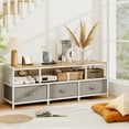 thumbnail image 4 of Gymax TV Stand for TVs up to 65'' w/ Power Outlets USB Charging Open Shelf Natural, 4 of 10