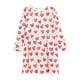 thumbnail image 3 of TaTaai Valentine Heart Print Long Sleeve A-Line Skater Dress, Valentine's Day Gift, Casual Party Twirly Dress Gift, 3 of 5