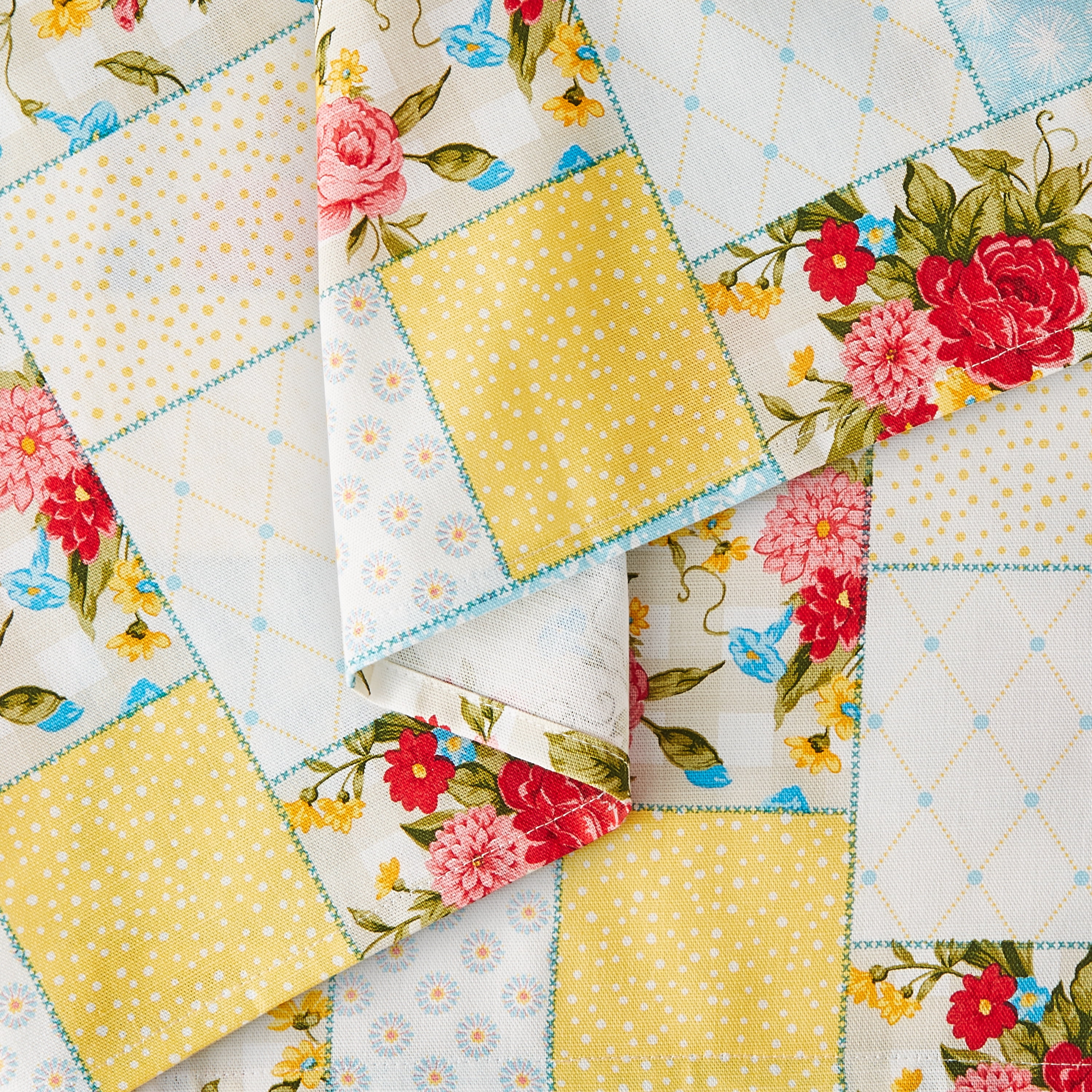 The Pioneer Woman Sweet Rose Tablecloth, Multicolor, 60"W x 84"L