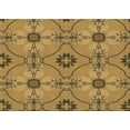 thumbnail image 1 of Ahgly Company Machine Washable Indoor Rectangle Transitional Yellow Area Rugs, 8' x 10', 1 of 7